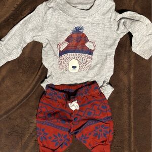 Carters NB winter bear outfit